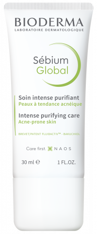 BIODERMA-Produktfoto, Sebium Global 30ml, Hautpflege für zu Akne neigende Haut