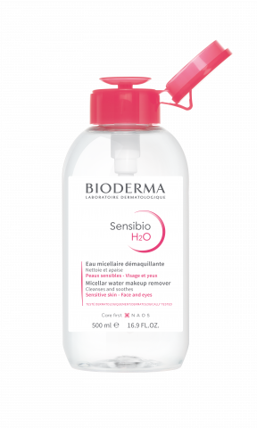 BIODERMA-Produktfoto, Sensibio H2O 500ml, Mizellenwasser für empfindliche Haut