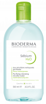 BIODERMA-Produktfoto, Sebium H2O 500ml, Mizellenwasser für zu Akne neigende Haut